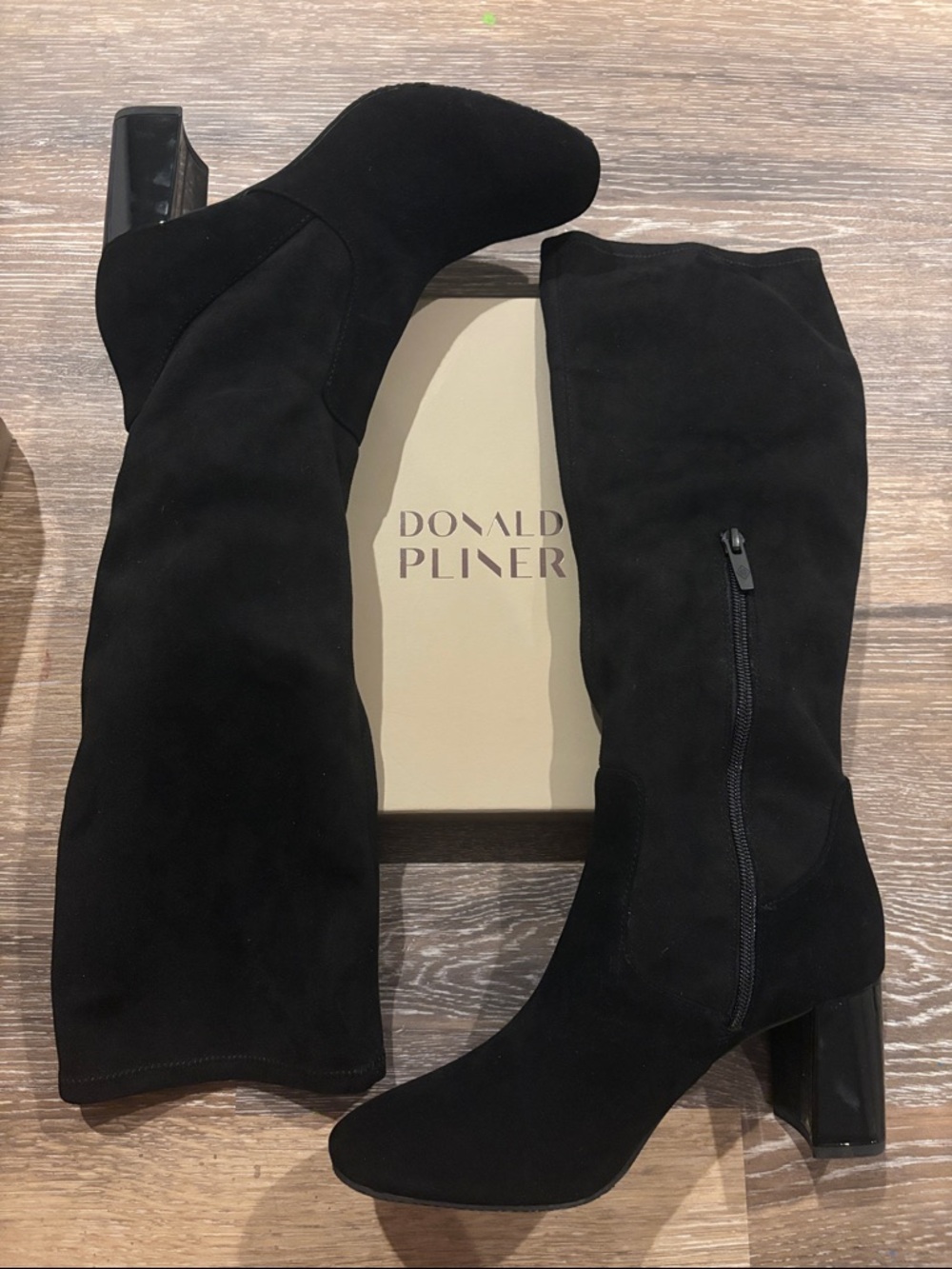 Suede Knee-High Boots From Donald Pliner